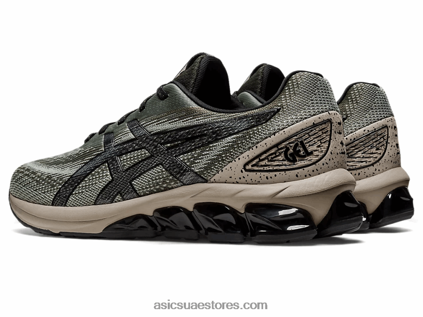 Asics حزاز أخضر / قماش زيتون هلام الكم 180 السابع 2N24DJ751