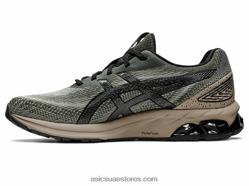 Asics حزاز أخضر / قماش زيتون هلام الكم 180 السابع 2N24DJ751