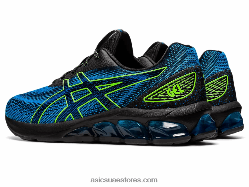Asics أسود / أزرق مباشر هلام الكم 180 السابع 2N24DJ815