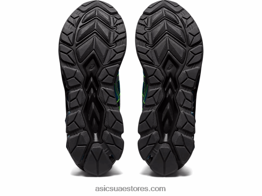 Asics أسود / أزرق مباشر هلام الكم 180 السابع 2N24DJ815