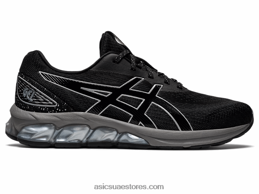 Asics أسود / رمادي طيني هلام الكم 180 السابع 2N24DJ941