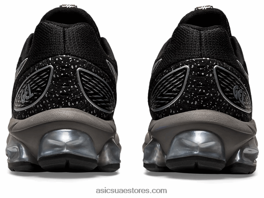 Asics أسود / رمادي طيني هلام الكم 180 السابع 2N24DJ941