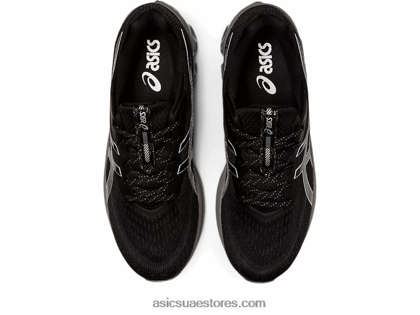 Asics أسود / رمادي طيني هلام الكم 180 السابع 2N24DJ941