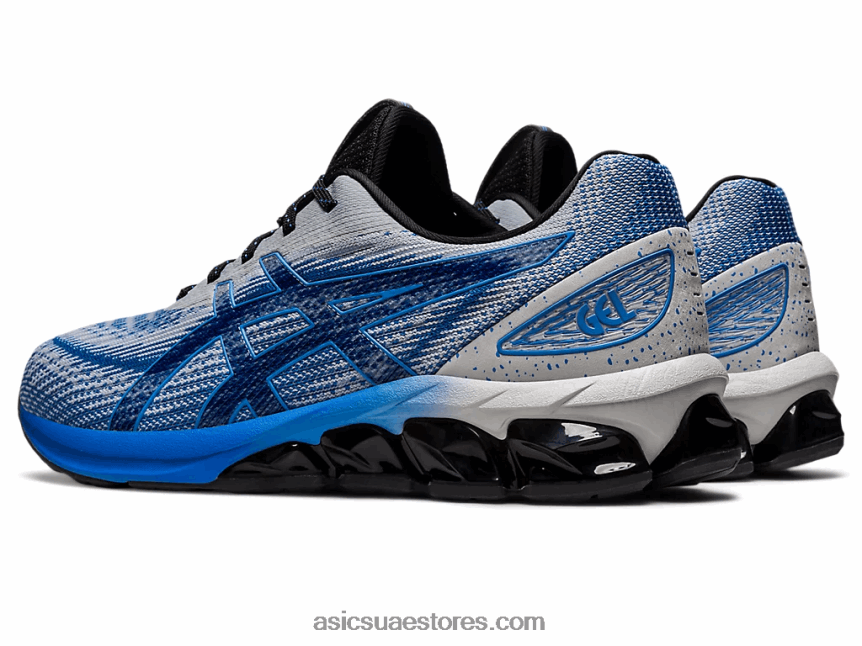Asics الساحل الأزرق / الرمادي الجليدي هلام الكم 180 السابع 2N24DJ951