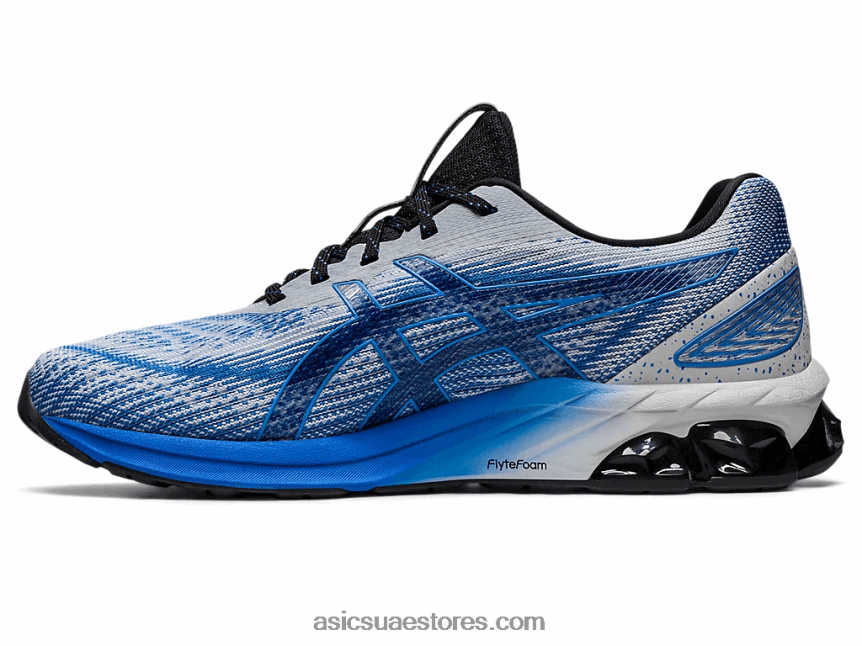 Asics الساحل الأزرق / الرمادي الجليدي هلام الكم 180 السابع 2N24DJ951