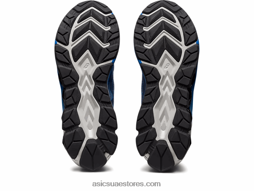 Asics الساحل الأزرق / الرمادي الجليدي هلام الكم 180 السابع 2N24DJ951