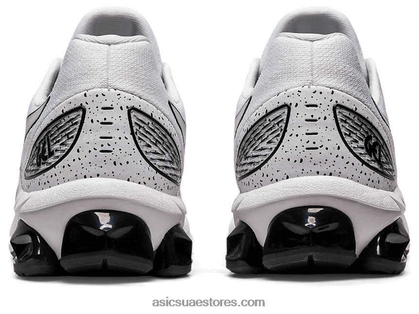 Asics أبيض أسود هلام الكم 180 السابع 2N24DJ952
