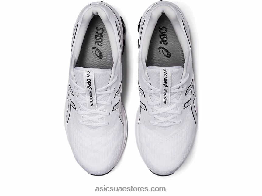 Asics أبيض أسود هلام الكم 180 السابع 2N24DJ952