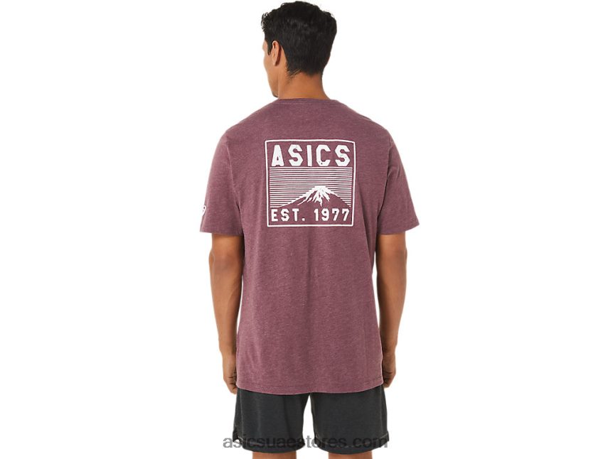 Asics هيذر المريخ العميق فوجي 1977 تي شيرت 2N24DJ1265