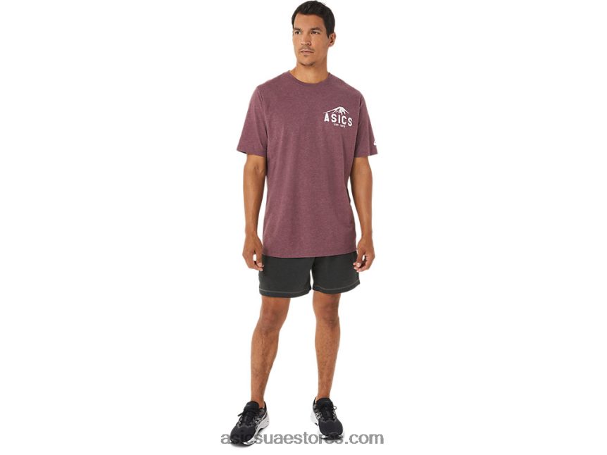 Asics هيذر المريخ العميق فوجي 1977 تي شيرت 2N24DJ1265