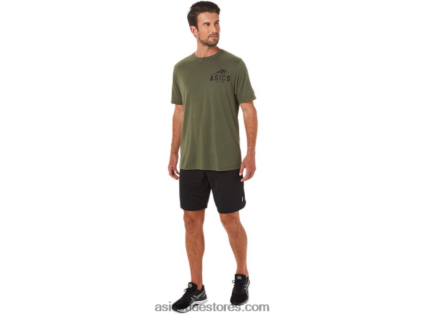 Asics قماش الزيتون فوجي 1977 تي شيرت 2N24DJ1630