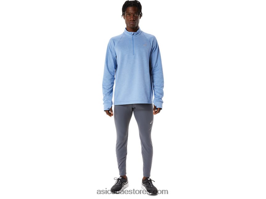 Asics هيذر الانسجام الأزرق الرجال الشتاء ثيرموبوليس 1/2 الرمز البريدي 2N24DJ1063