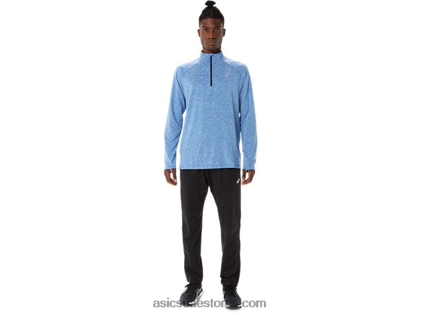 Asics هيذر ليك درايف / الأزرق الفرنسي قطار رجال سانا 1/2 الرمز البريدي 2N24DJ1470