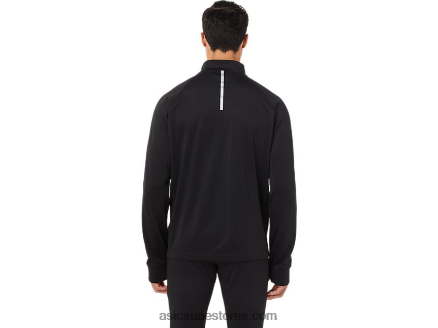 Asics أسود الأداء الرجال الشتاء ثيرموبوليس 1/2 الرمز البريدي 2N24DJ1708