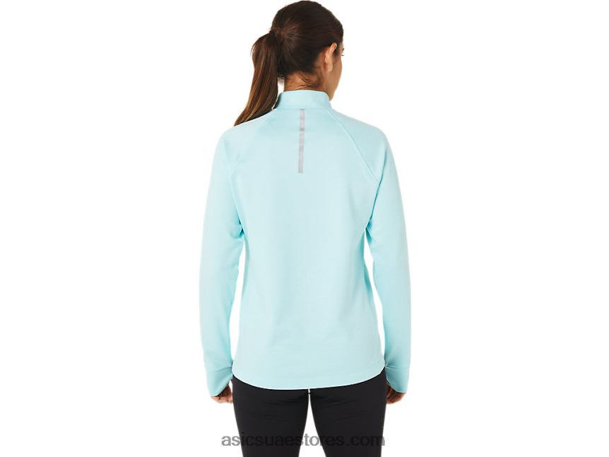 Asics هيذر زرقاء واضحة ثيرموبوليس للسيدات 1/4 الرمز البريدي 2N24DJ3039
