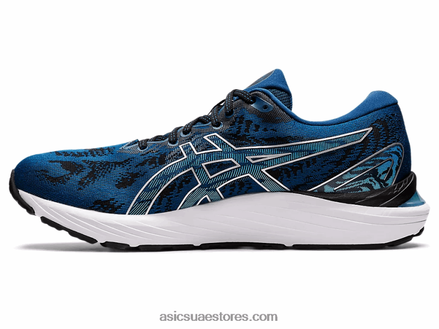 Asics أزرق ماكو / فضي نقي جل الركام 23 2N24DJ1370