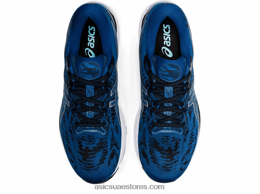 Asics أزرق ماكو / فضي نقي جل الركام 23 2N24DJ1370