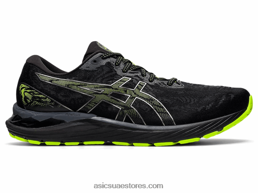 Asics أسود / رمادي الناقل جل الركام 23 2N24DJ1563