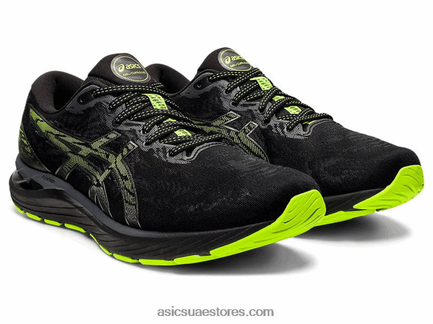 Asics أسود / رمادي الناقل جل الركام 23 2N24DJ1563