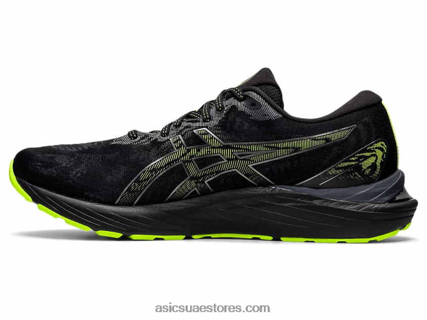 Asics أسود / رمادي الناقل جل الركام 23 2N24DJ1563