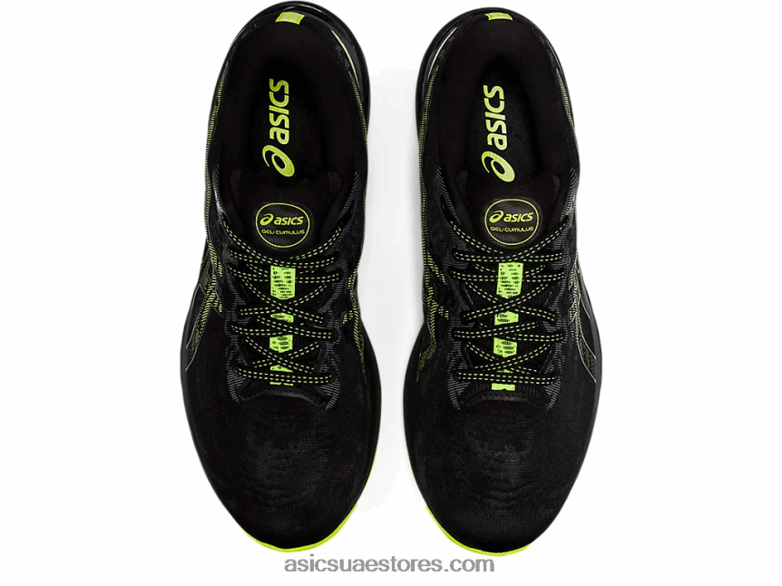 Asics أسود / رمادي الناقل جل الركام 23 2N24DJ1563