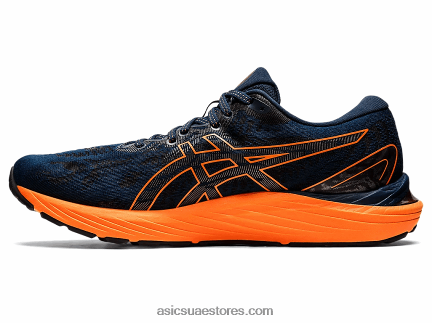Asics الأزرق الفرنسي / البرتقالي المروّع جل الركام 23 2N24DJ1590