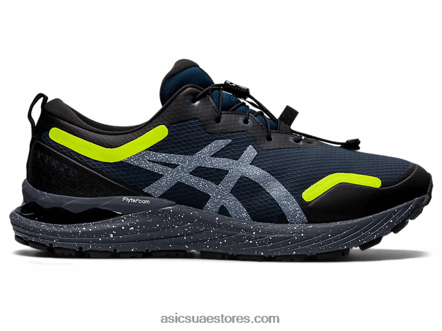 Asics أزرق فرنسي / أصفر أمان جل-ركام 23 مخرز 2N24DJ1631