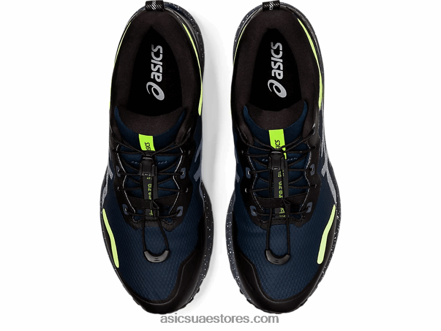Asics أزرق فرنسي / أصفر أمان جل-ركام 23 مخرز 2N24DJ1631