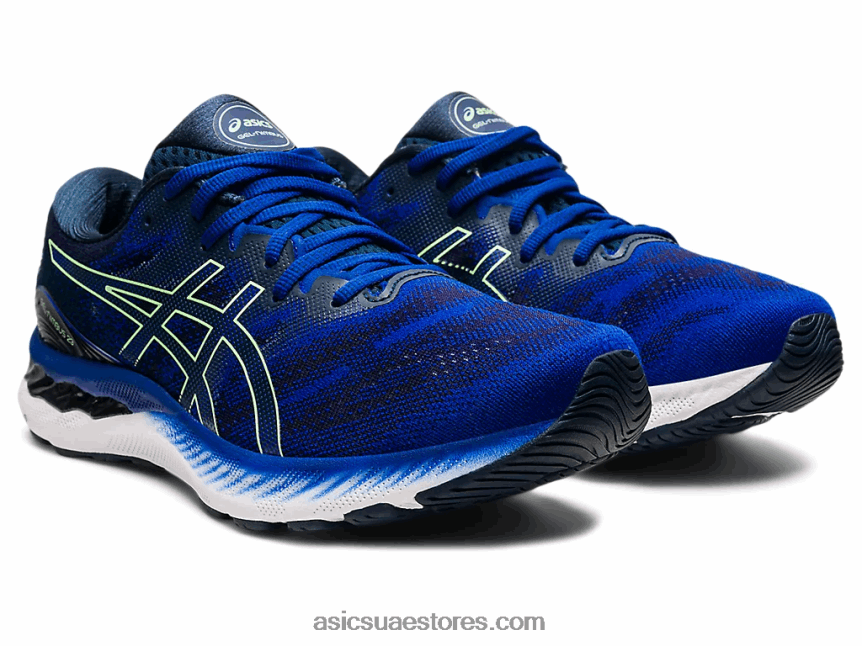 Asics موناكو أزرق / لامع لامع جل نيمبوس 23 2N24DJ1854