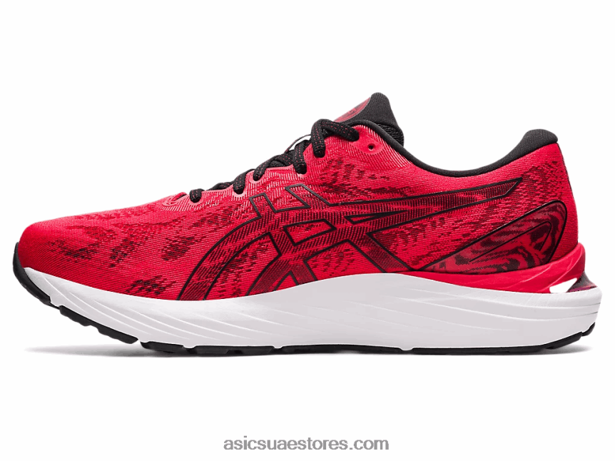 Asics أحمر كهربائي / أسود جل الركام 23 2N24DJ1856