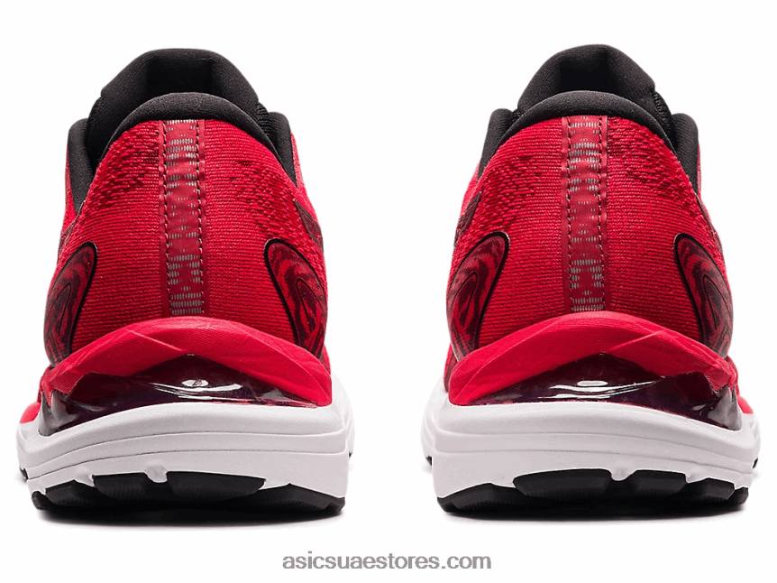 Asics أحمر كهربائي / أسود جل الركام 23 2N24DJ1856