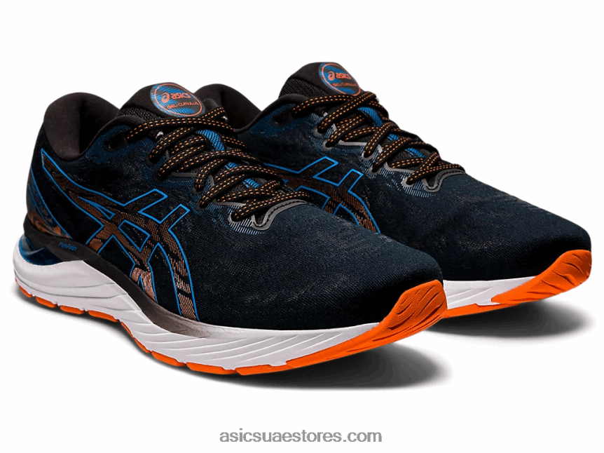 Asics أسود / أزرق تولد من جديد جل الركام 23 2N24DJ1887