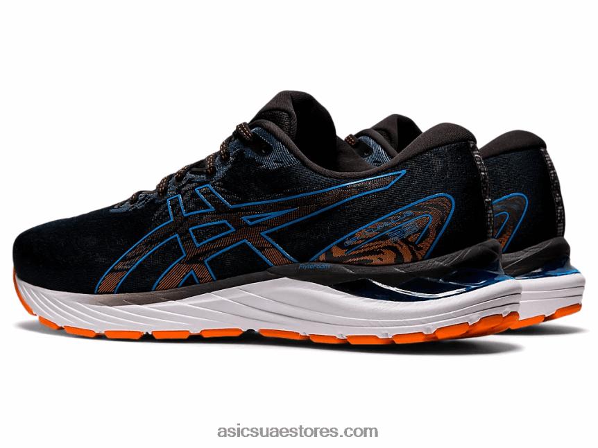 Asics أسود / أزرق تولد من جديد جل الركام 23 2N24DJ1887