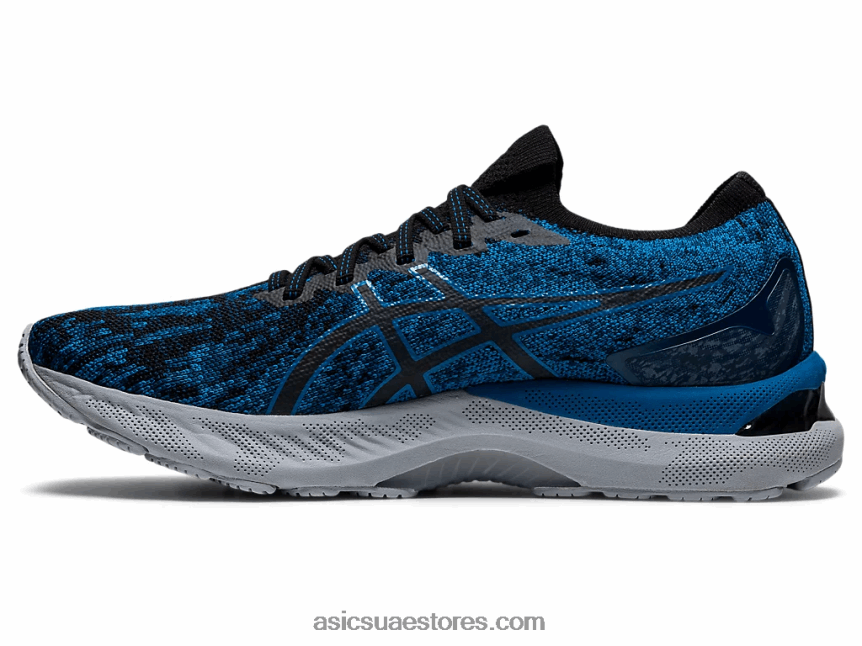 Asics تولد من جديد أزرق / أسود هلام نيمبوس 23 متماسكة 2N24DJ1895