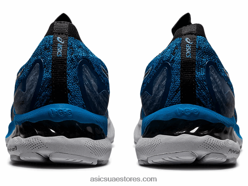 Asics تولد من جديد أزرق / أسود هلام نيمبوس 23 متماسكة 2N24DJ1895