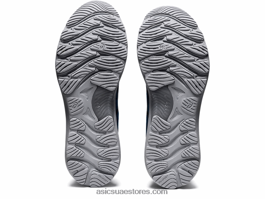 Asics تولد من جديد أزرق / أسود هلام نيمبوس 23 متماسكة 2N24DJ1895