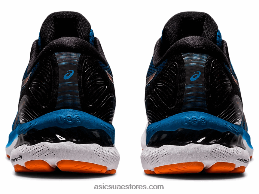Asics تولد من جديد أزرق / أسود جل نيمبوس 23 2N24DJ1945