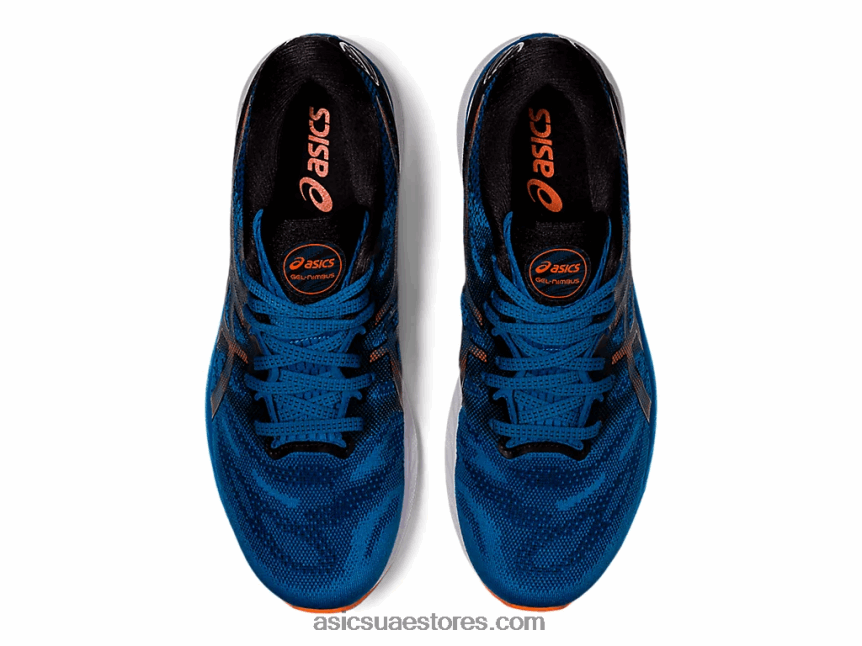 Asics تولد من جديد أزرق / أسود جل نيمبوس 23 2N24DJ1945