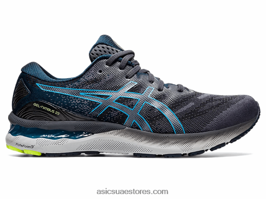 Asics الناقل الرمادي / أكوا الرقمية جل نيمبوس 23 2N24DJ2018