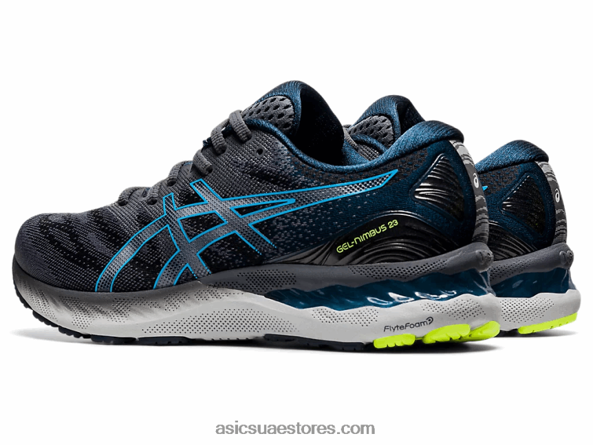 Asics الناقل الرمادي / أكوا الرقمية جل نيمبوس 23 2N24DJ2018