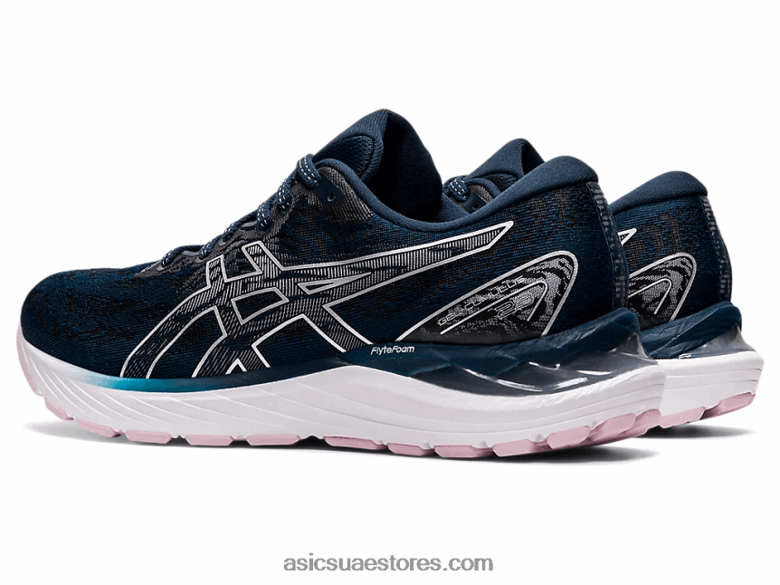 Asics الأزرق الفرنسي / الفضة النقية جل الركام 23 2N24DJ3357