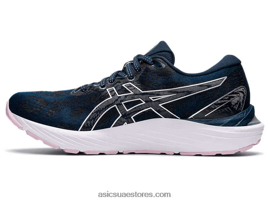 Asics الأزرق الفرنسي / الفضة النقية جل الركام 23 2N24DJ3357