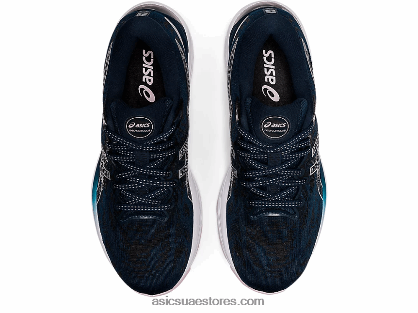 Asics الأزرق الفرنسي / الفضة النقية جل الركام 23 2N24DJ3357