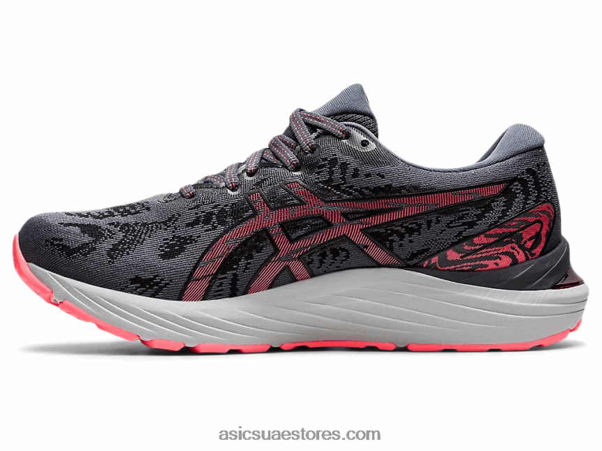 Asics رمادي الناقل / أسود جل-ركام 23 ز-تكس 2N24DJ3648