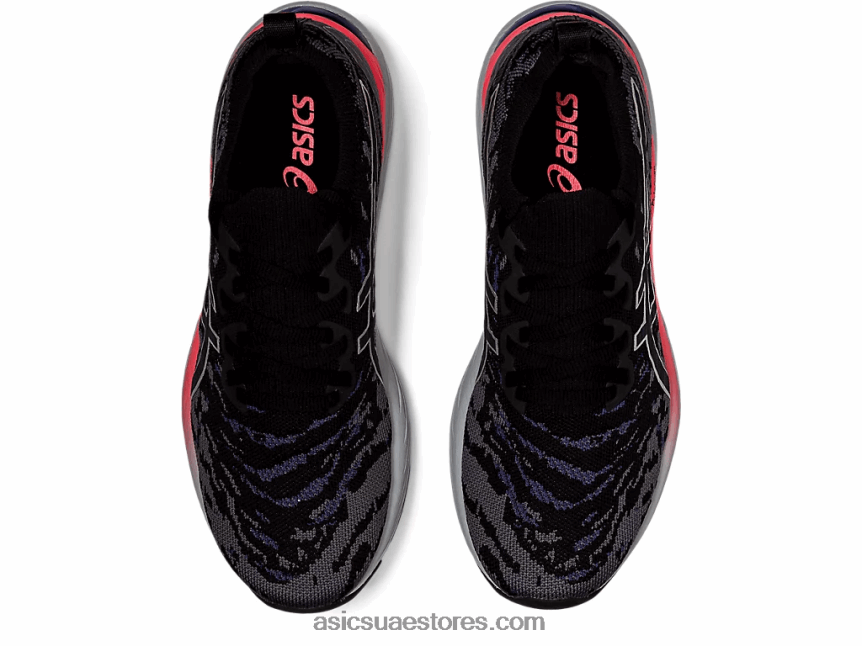 Asics رمادي الناقل / أسود جل الركام 23 مك 2N24DJ3774