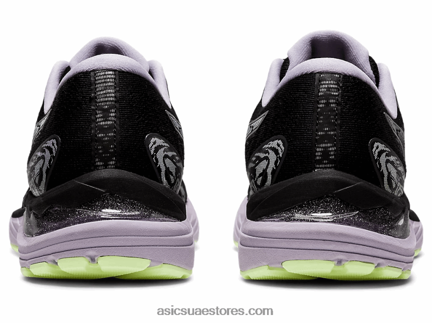 Asics أسود / رمادي الناقل جل الركام 23 2N24DJ3869
