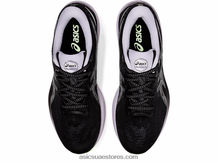 Asics أسود / رمادي الناقل جل الركام 23 2N24DJ3869