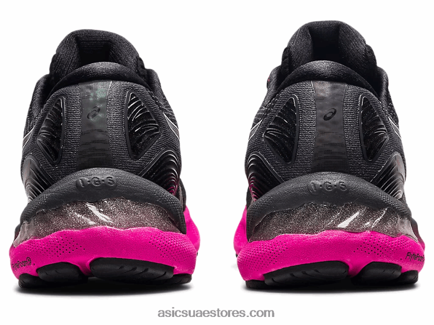 Asics أسود / فضي نقي جل نيمبوس 23 2N24DJ3874