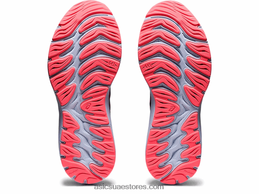 Asics أسود / مرجان مشتعل جل الركام 23 2N24DJ3886