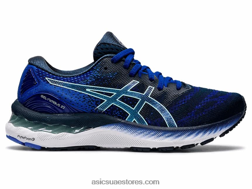 Asics الأزرق الفرنسي / الجليد الطازج جل نيمبوس 23 2N24DJ3899